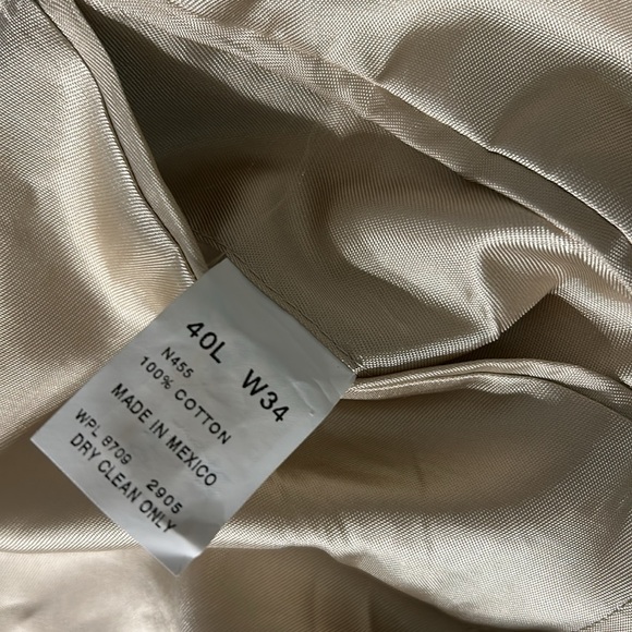 Nautica Size 40L Tan Blazer - Picture 11 of 12